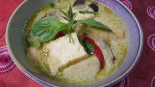 厚揚げのグリーンカレー