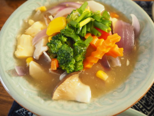 豆腐と彩野菜煮